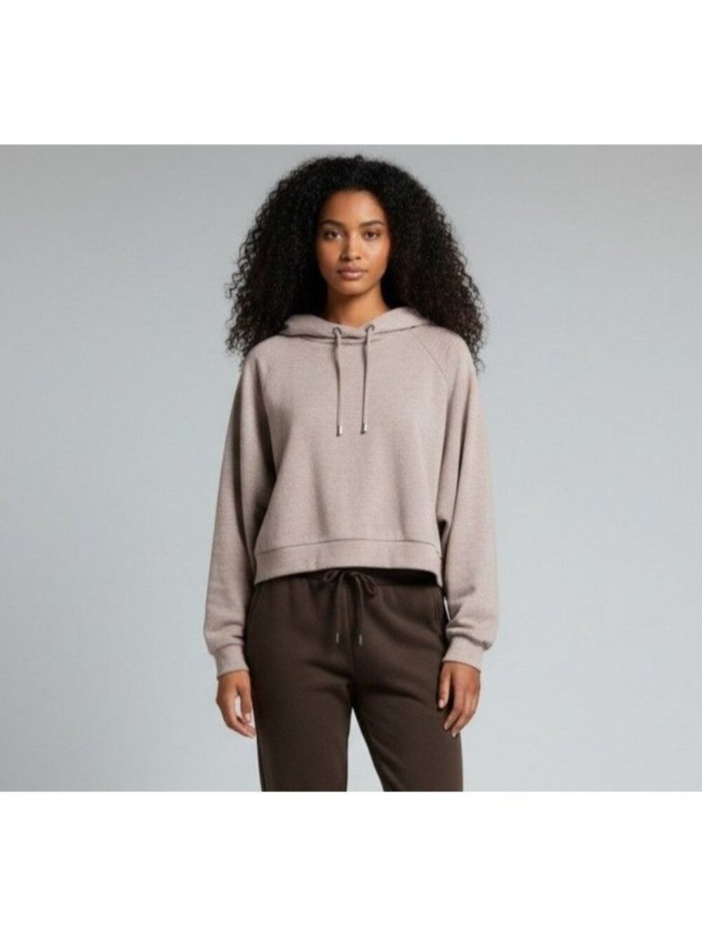 Chico's Zenergy® Scuba Cowl Neck Pullover Top Tan XXL Relaxed Fit